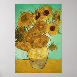 Vincent van Gogh   Solblommor, 1888 Poster
