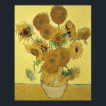 Vincent van Gogh | Solblommor, 1888 Poster<br><div class="desc">Bilduppsamlingsnummer: BAL970 Solblommor,  1888 (olja på arbetsyta). Gogh,  Vincent van (1853-90) olja på canvas. National Gallery,  London,  Förenade kungariket. 1888</div>