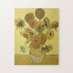 Vincent van Gogh | Solblommor, 1888 Pussel<br><div class="desc">Solblommor,  1888 | Vincent van Gogh | Art Location: National Gallery,  London,  Förenade kungariket | Nederländska konstnärer | Bilduppsamlingsnummer: BAL970</div>