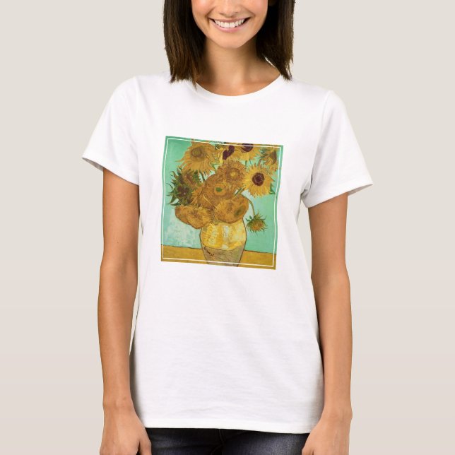 Vincent van Gogh | Solblommor, 1888 T Shirt (Framsida)