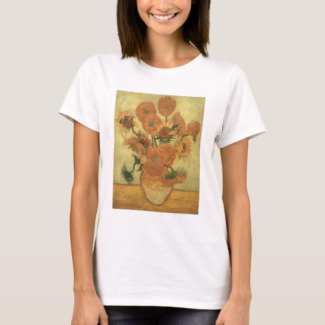 Vincent van Gogh | Solblommor, 1889 T Shirt (Framsida)