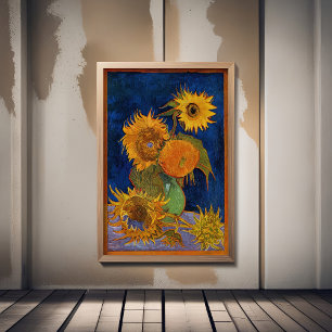 Vincent Van Gogh - Solblommor, andra versionen Fototryck