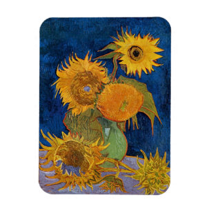 Vincent Van Gogh - Solblommor, andra versionen Magnet