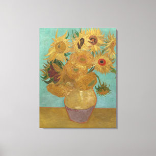 Vincent Van Gogh - Solblommor Canvastryck