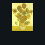 Vincent Van Gogh - Solblommor, fjärde versionen Canvastryck<br><div class="desc">Vincent Van Gogh - Solblommor,  Sonnenblumen,  Fjärde versionen,  1888.</div>