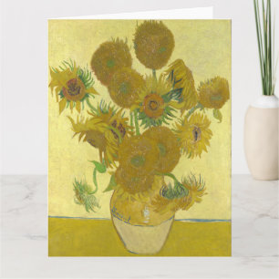 Vincent Van Gogh - Solblommor, fjärde versionen Kort