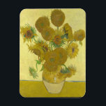 Vincent Van Gogh - Solblommor, fjärde versionen Magnet<br><div class="desc">Vincent Van Gogh - Solblommor,  Sonnenblumen,  Fjärde versionen,  1888.</div>