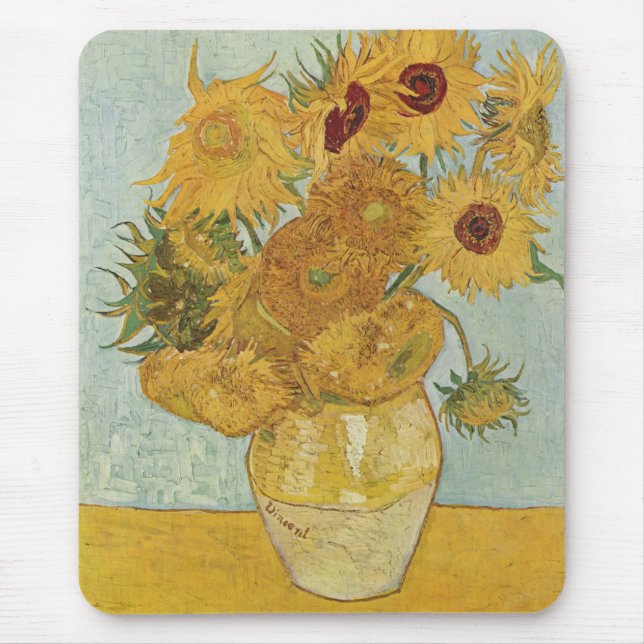 Vincent Van Gogh - Solblommor Musmatta (Framsidan)
