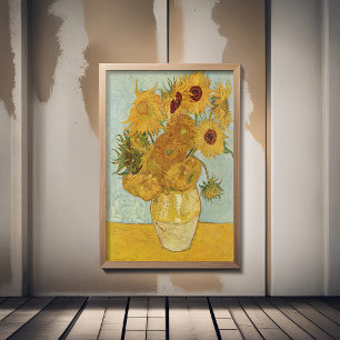 Vincent Van Gogh - Solblommor, tredje versionen Fototryck