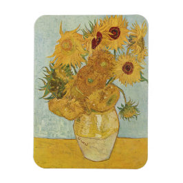 Vincent Van Gogh - Solblommor, tredje versionen Magnet