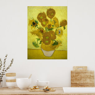 Vincent Van Gogh Solros Poster