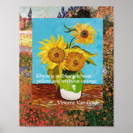 Vincent Van Gogh, Solrosofferten Poster