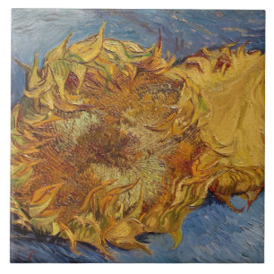 Vincent Van Gogh   solrosor, 1887 Kakelplatta