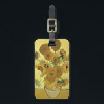 Vincent Van Gogh | solrosor, 1888 Bagagebricka<br><div class="desc">Avbilda samlingen numrerar:  BAL970 solrosor,  1888 (olja på kanfas). Gogh 1853-90) olja för Vincent skåpbil (på kanfas. Medborgaregalleri,  London,  UK.  1888</div>