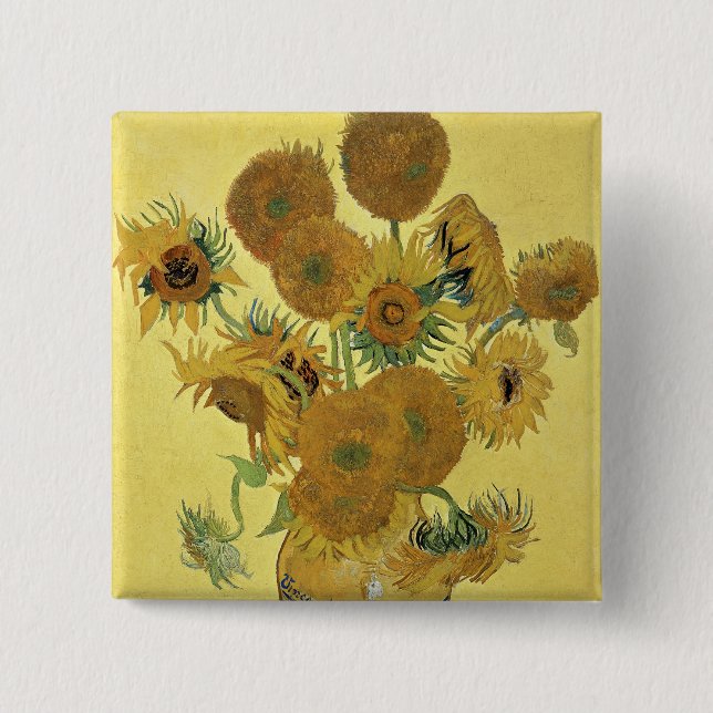 Vincent Van Gogh | solrosor, 1888 Knapp (Framsida)