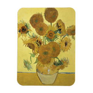 Vincent Van Gogh solrosor, 1888 Magnet