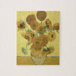 Vincent Van Gogh | solrosor, 1888 Pussel<br><div class="desc">Avbilda samlingen numrerar:  BAL970 solrosor,  1888 (olja på kanfas). Gogh 1853-90) olja för Vincent skåpbil (på kanfas. Medborgaregalleri,  London,  UK.  1888</div>