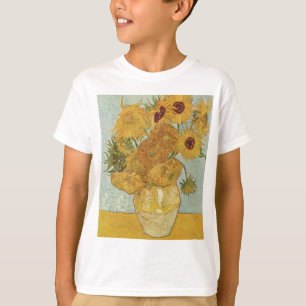 Vincent Van Gogh - solrosor - älskvärd blom- kon T-shirt