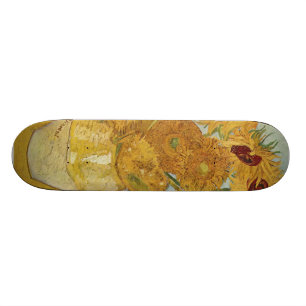 Vincent Van Gogh - solrosor Skateboard Bräda 21,5 Cm