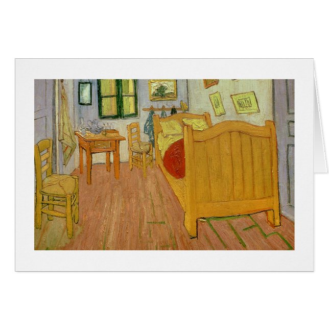 Vincent van Gogh | Sovrummet, 1888 Hälsningskort (Framsidan Horizontal)