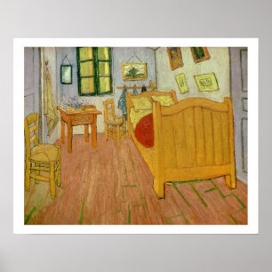 Vincent Van Gogh sovrummet, 1888 Poster