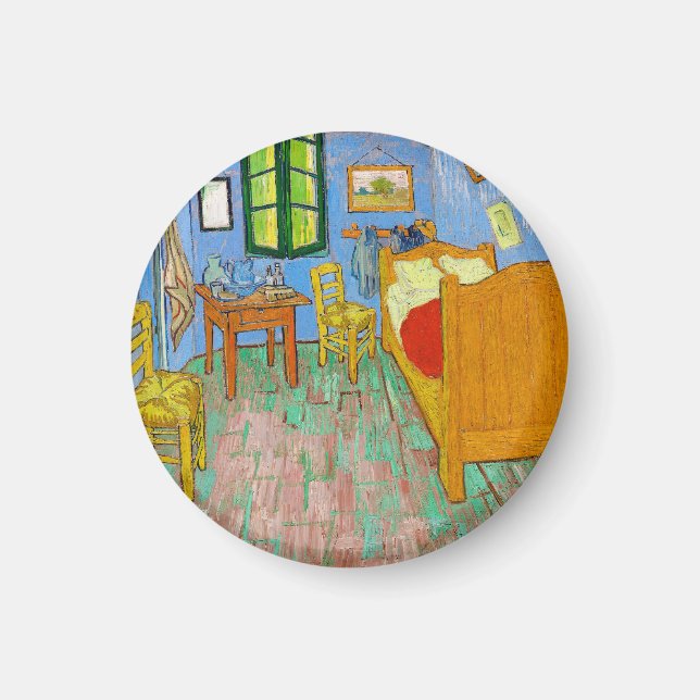 Vincent Van Gogh Sovrummet i Arles Magnet (Framsidan)