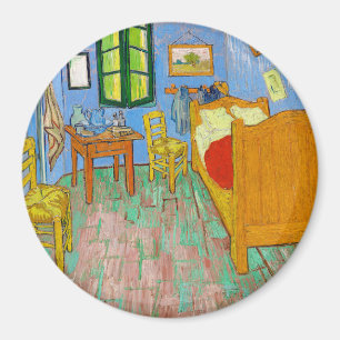 Vincent Van Gogh Sovrummet i Arles Magnet