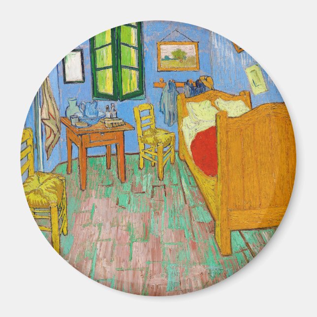 Vincent Van Gogh Sovrummet i Arles Magnet (Framsidan)