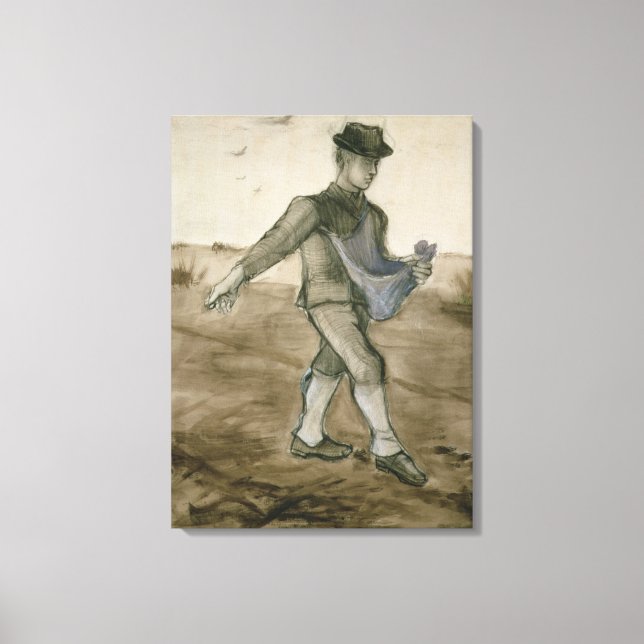 Vincent van Gogh | Sower 1881 Canvastryck (Framsida)