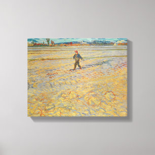 Vincent van Gogh Sower 1888 Canvastryck