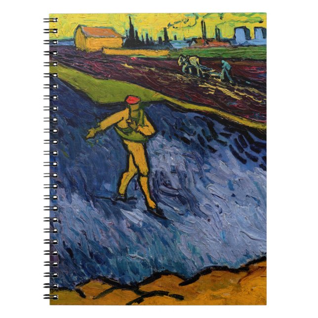 Vincent van Gogh - Sower: Arles utkjolar Anteckningsbok (Framsidan)