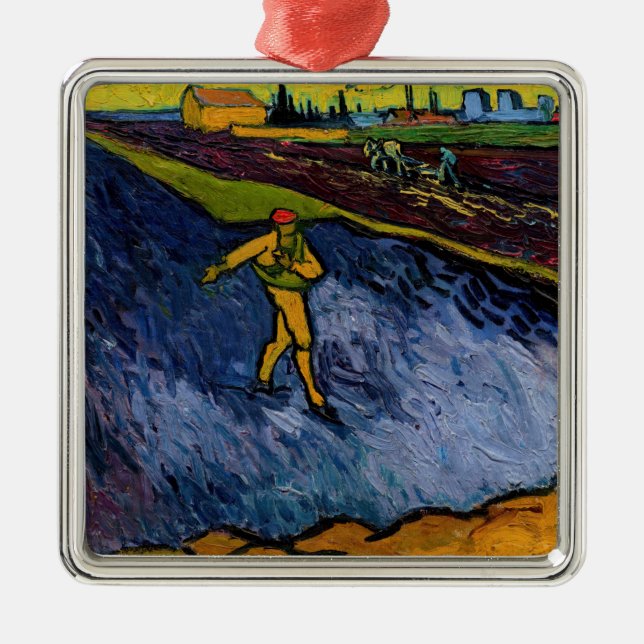 Vincent van Gogh - Sower: Arles utkjolar Julgransprydnad Metall (Framsidan)