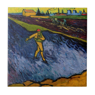 Vincent van Gogh - Sower: Arles utkjolar Kakelplatta
