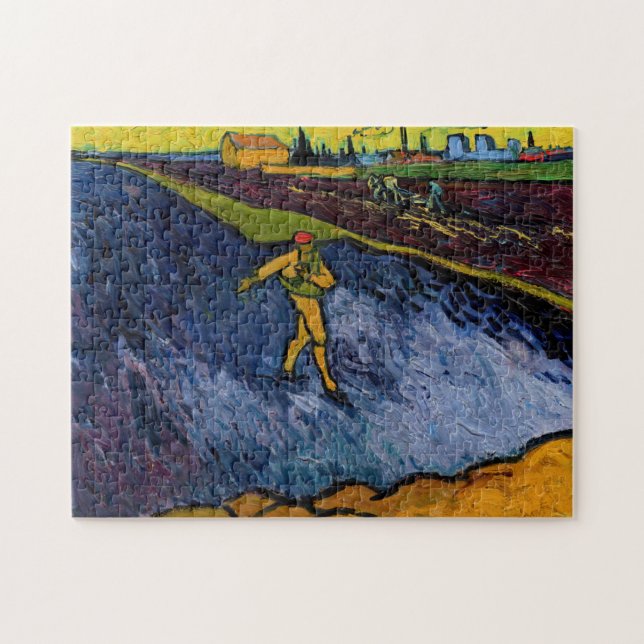 Vincent van Gogh - Sower: Arles utkjolar Pussel (Horisontell)