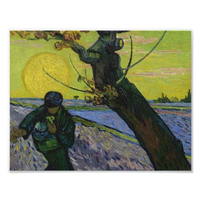 Vincent van Gogh - Sower Fototryck (Framsidan)