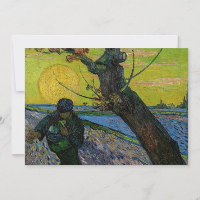 Vincent van Gogh - Sower Inbjudningar (Framsida)