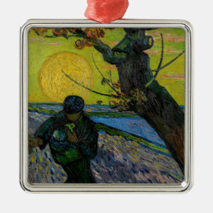 Vincent van Gogh - Sower Julgransprydnad Metall