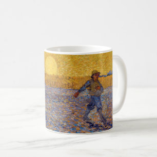 Vincent van Gogh - Sower med Setting Sol Kaffemugg