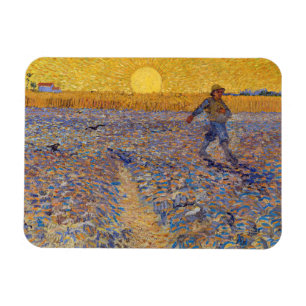 Vincent van Gogh - Sower med Setting Sol Magnet