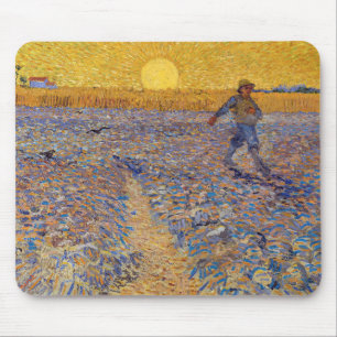 Vincent van Gogh - Sower med Setting Sol Musmatta