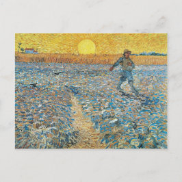 Vincent Van Gogh, Sower Painting Art Vykort