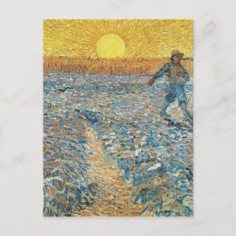 Vincent Van Gogh, Sower Painting Art Vykort