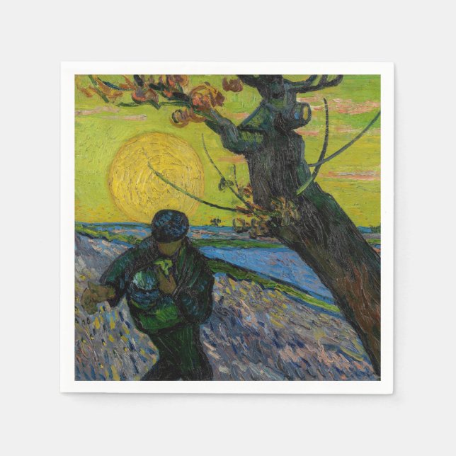 Vincent van Gogh - Sower Pappersservett (Framsidan)