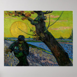 Vincent van Gogh - Sower Poster