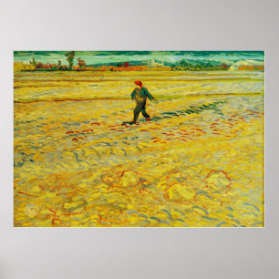 Vincent van Gogh - Sower Poster