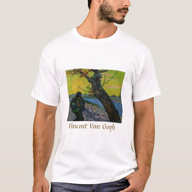 Vincent van Gogh - Sower T Shirt (Framsida)