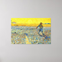 Vincent van Gogh - Sower vid Sunset