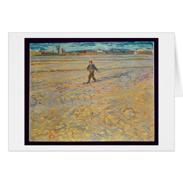 Vincent Van Gogh | soweren, 1888 Hälsningskort (Framsidan Horizontal)