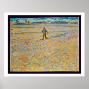 Vincent Van Gogh soweren, 1888 Poster