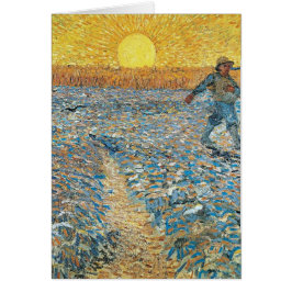 Vincent Van Gogh Sowermålningkonsten Hälsningskort
